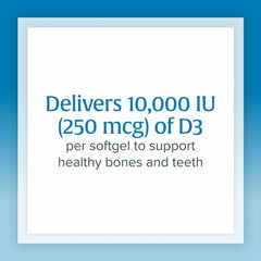 Vitamin D3 bottle label clearly displayed