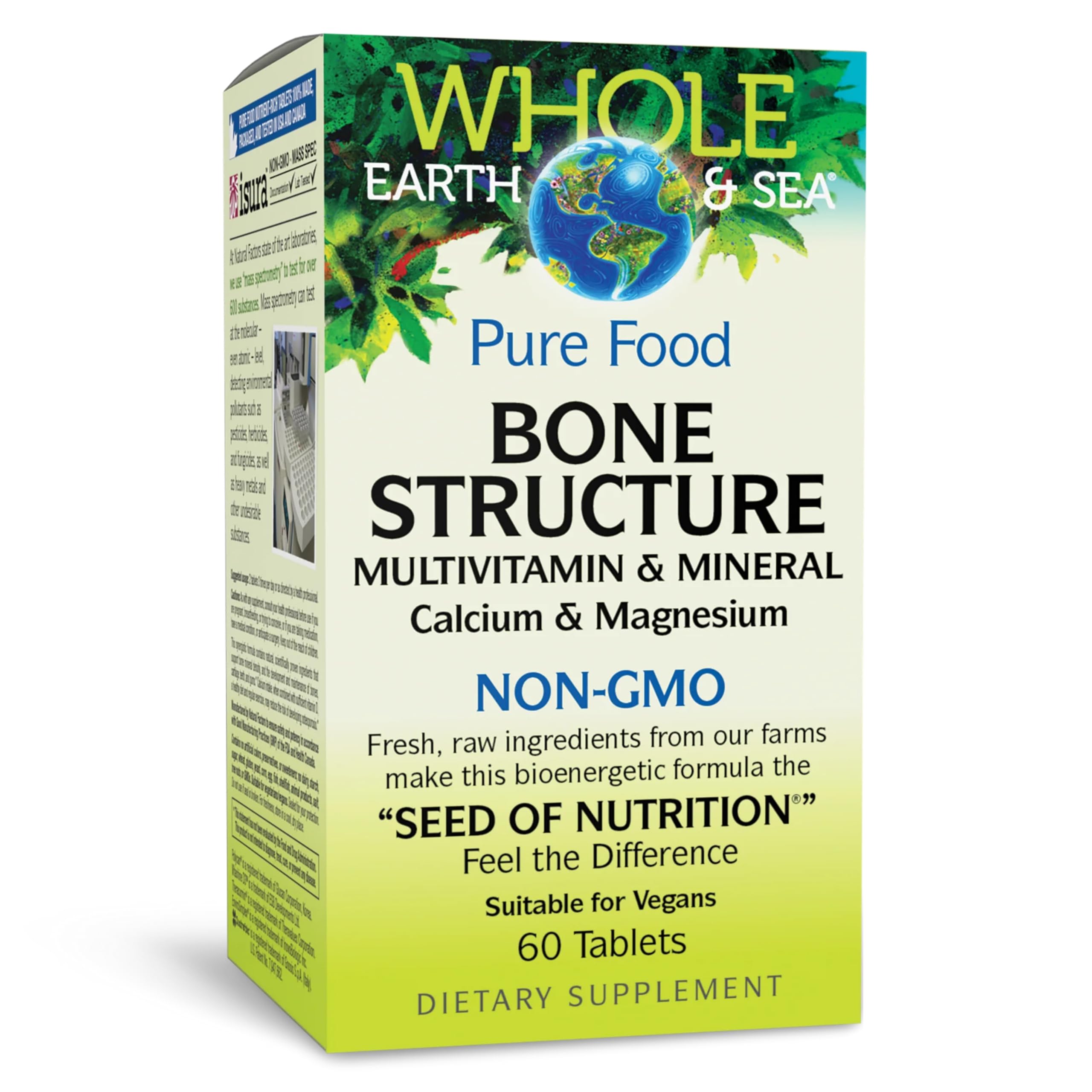 Natural Factors Bone Structure multivitamin bottle
