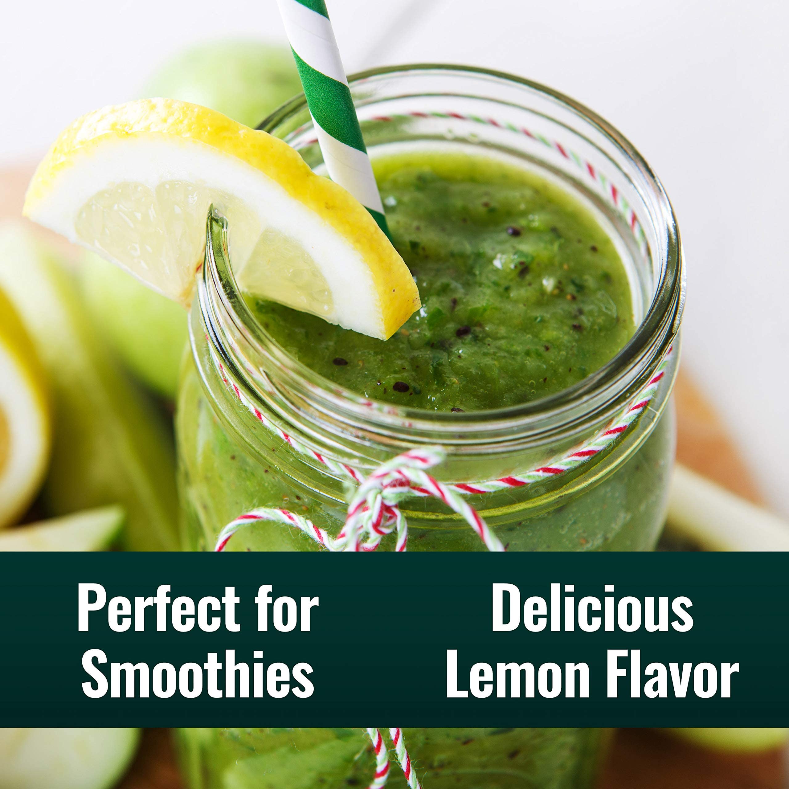 Serving idea: smoothie with Natural Force Pure Omega-3 Lemon Cake
