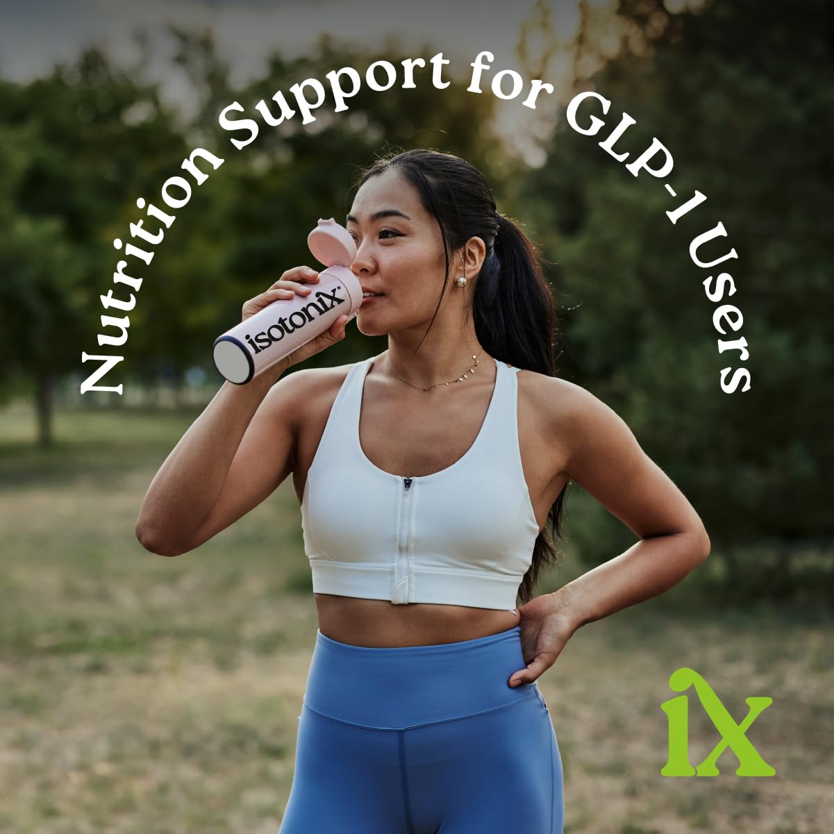 Natural fruit flavor powder being mixed