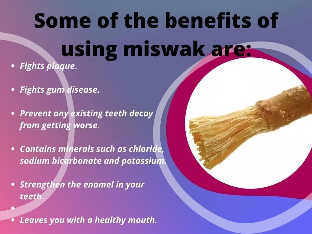 Fresh breath concept with miswak