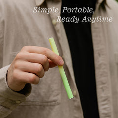 Compact travel-friendly diffuser in hand