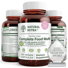 Natural Nutra Whole Food Multivitamin bottle with 60 capsules