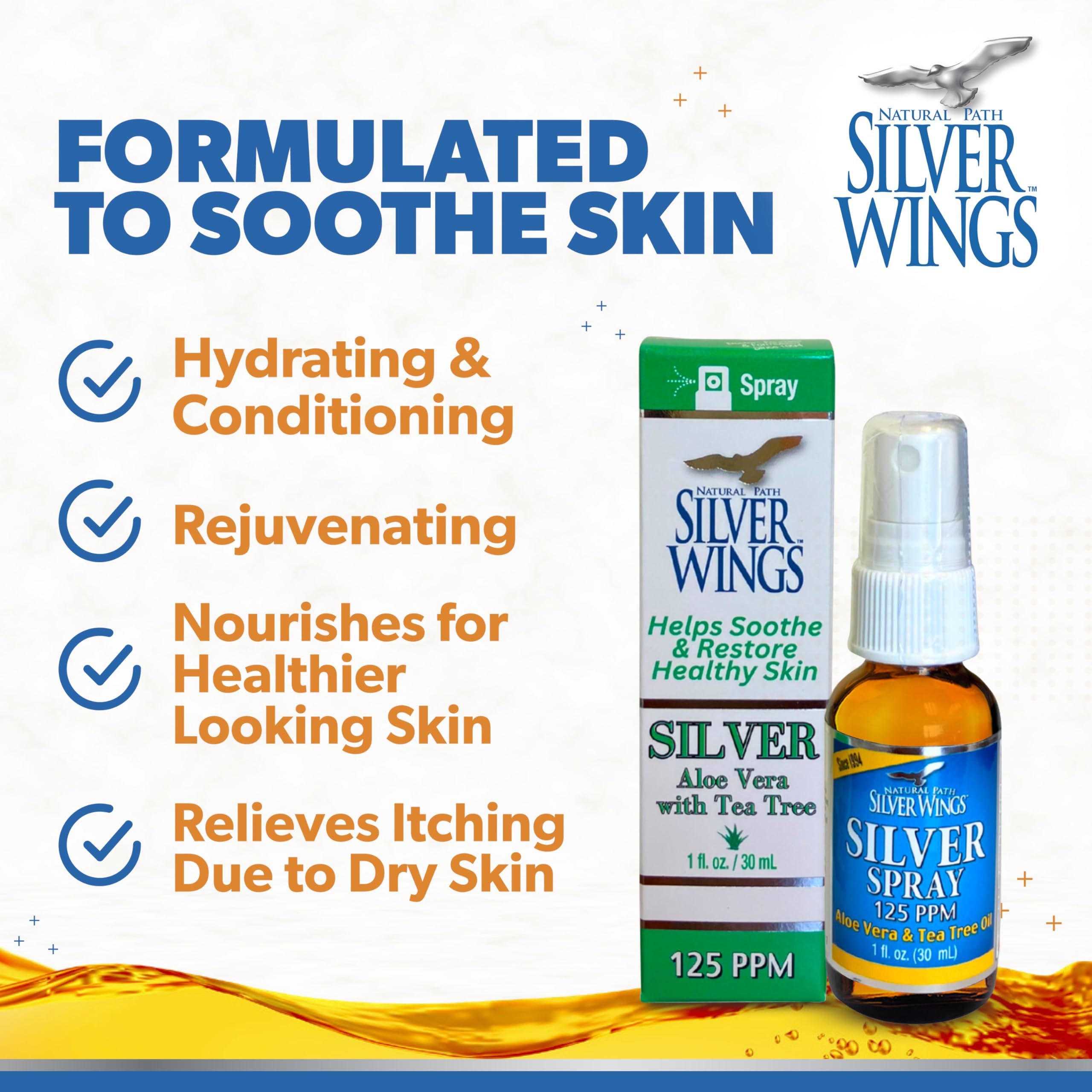 Aloe Vera and Tea Tree Oil icons on packaging