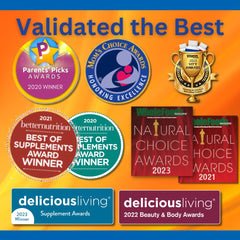 Close-up of product label for Natural Path Silver Wings colloidal silver spray