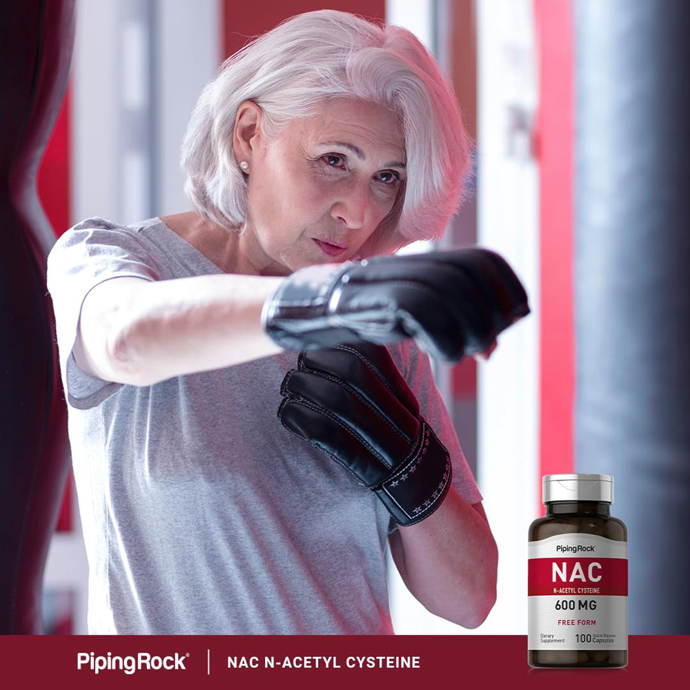 Natural peppermint flavor in Piping Rock NAC supplement