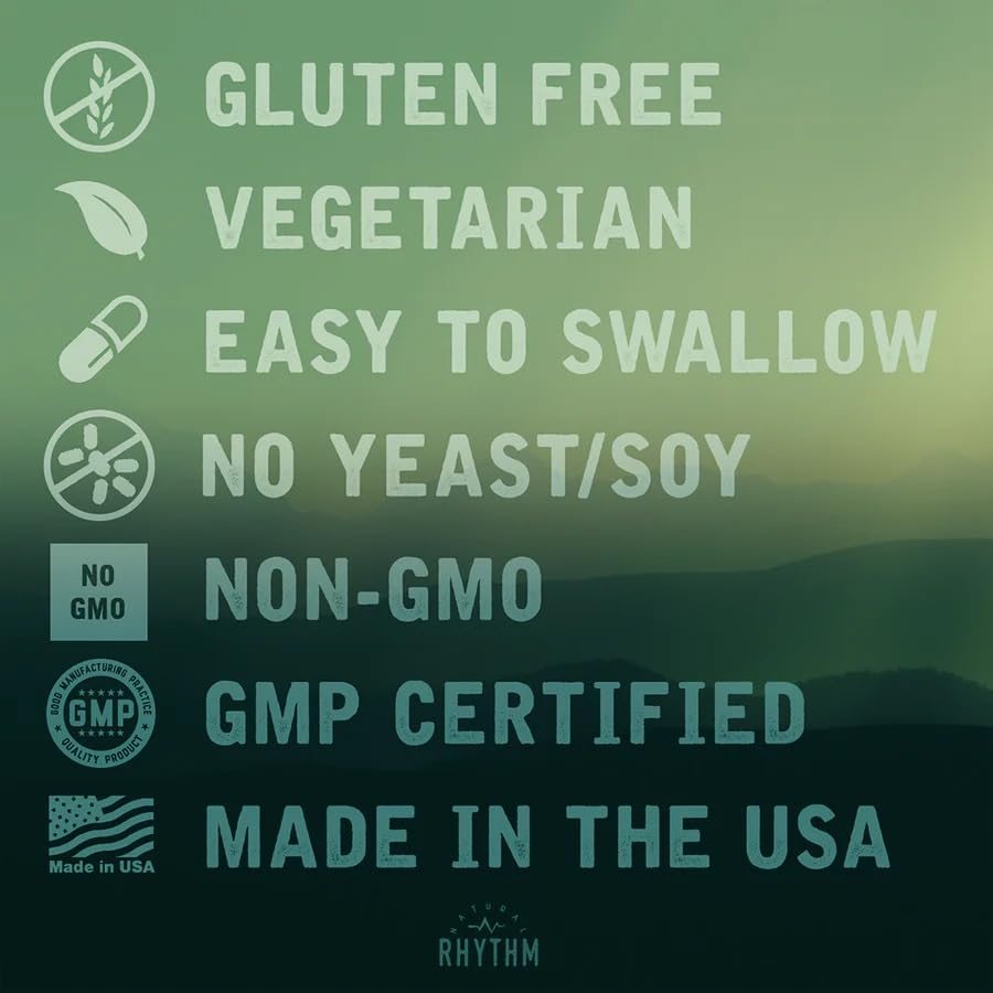 Natural Rhythm Triple Calm packaging showcases clean, non-GMO ingredients.