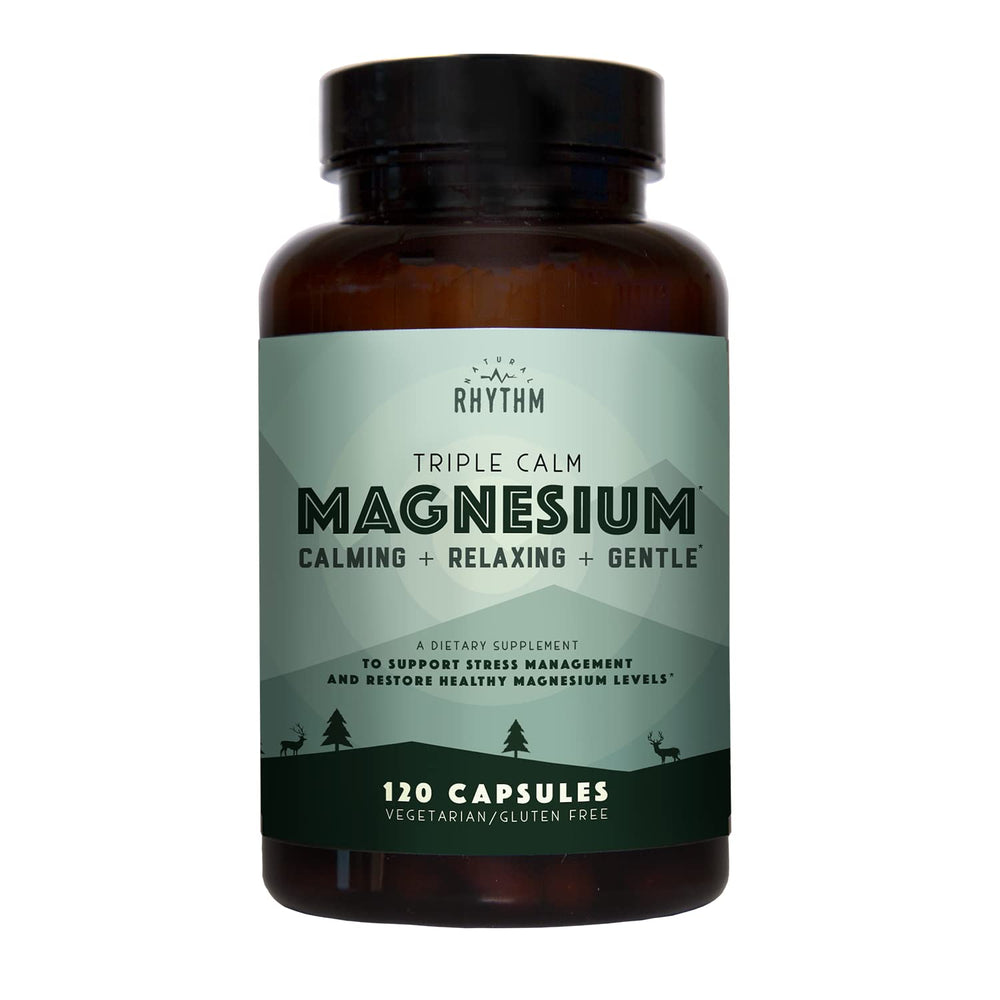 Natural Rhythm Triple Calm Magnesium bottle and label