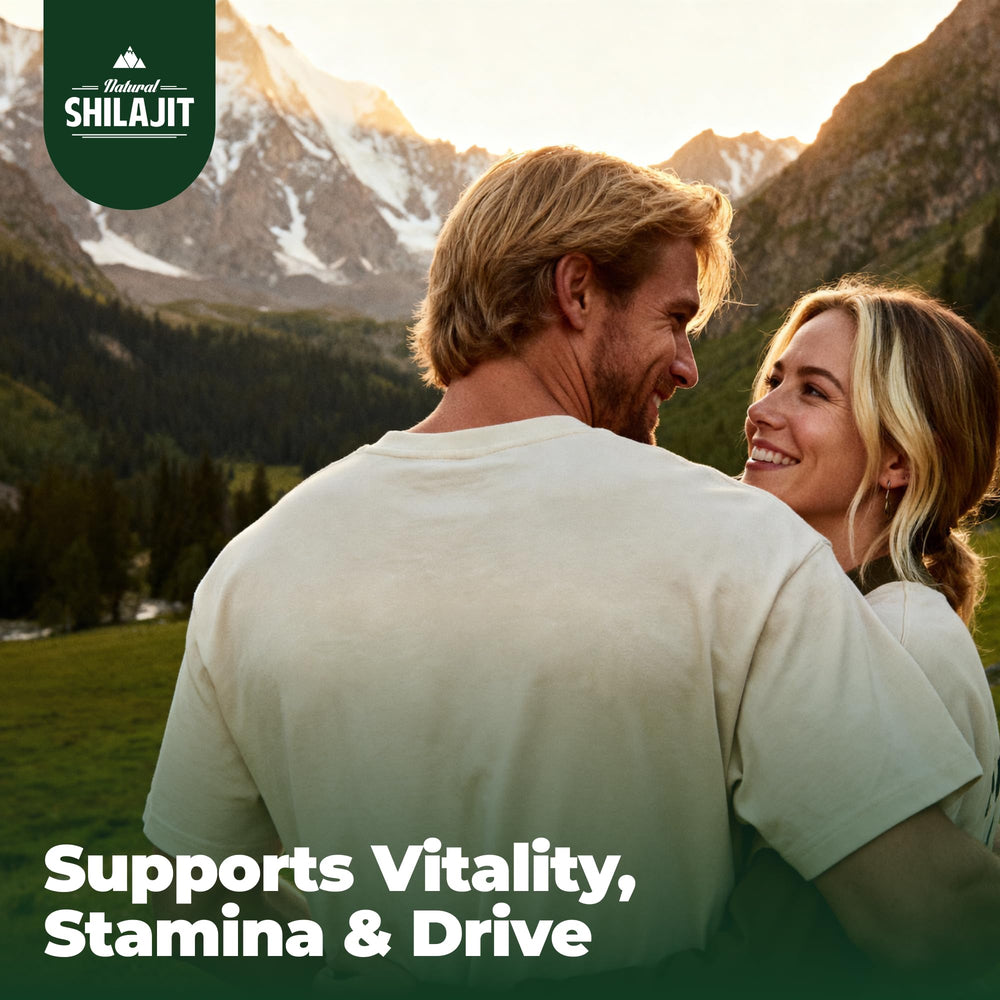 Close-up of Shilajit resin with raw honey swirl