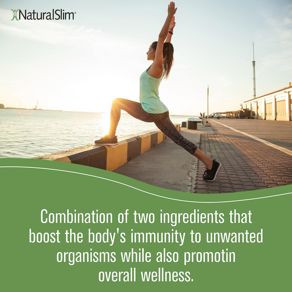 Wellness concept with natural garlic-ginger supplement