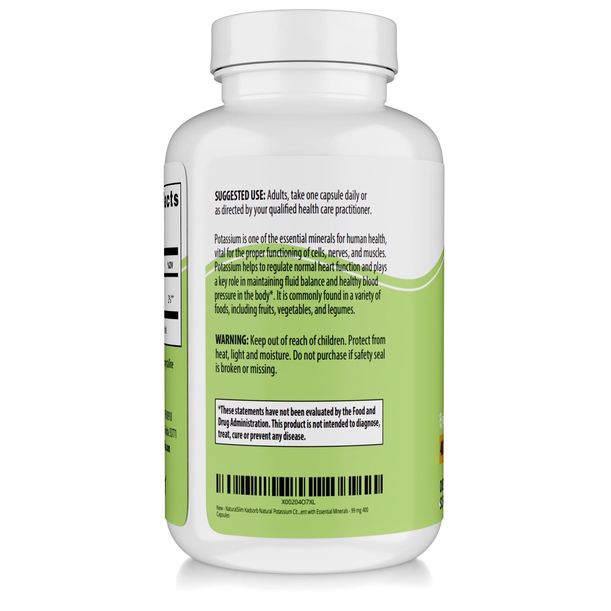 Close-up of small, easy-to-swallow capsules