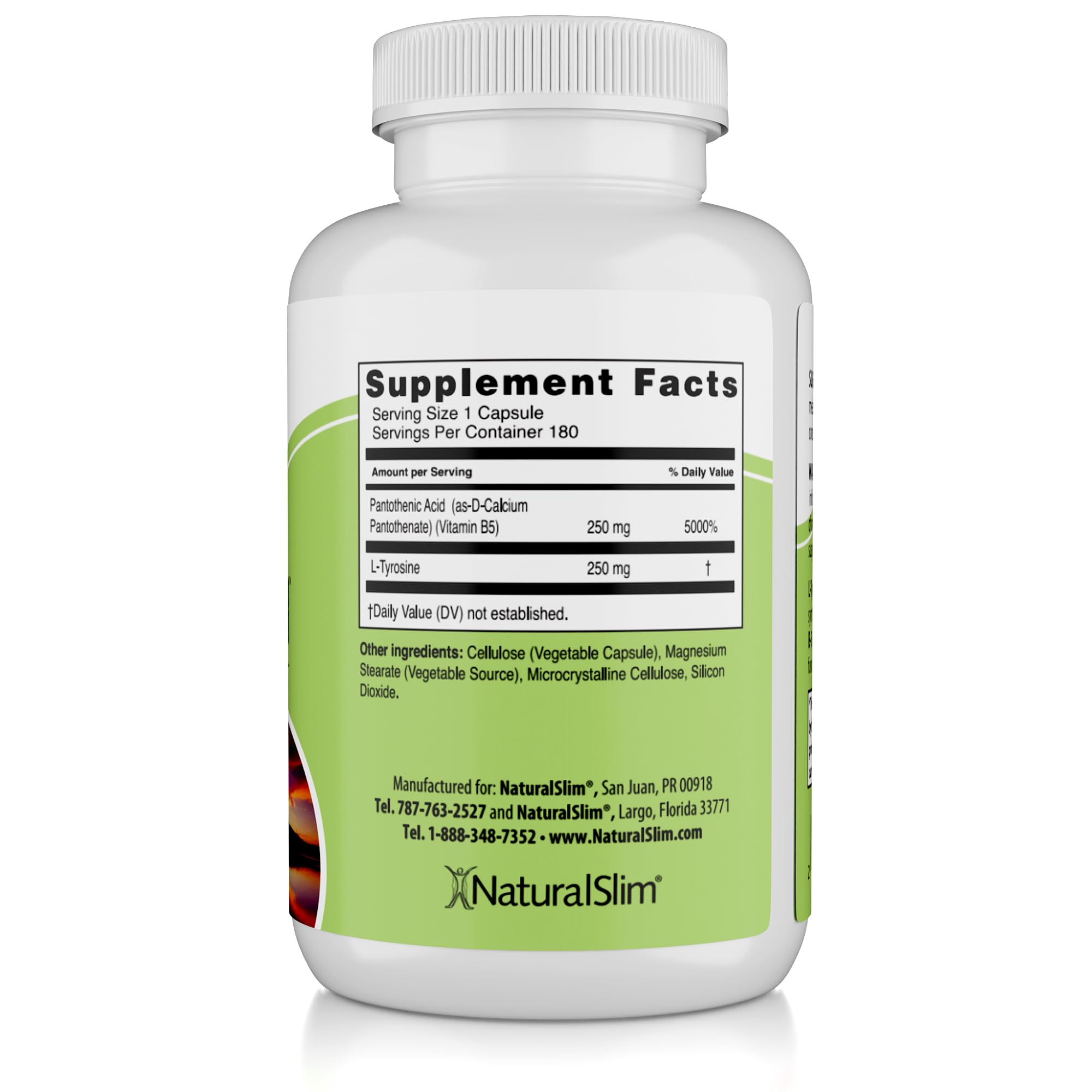 NaturalSlim Stress Defender packaging and label