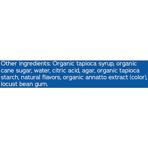 Open bottle with gummies scattered on a white surface