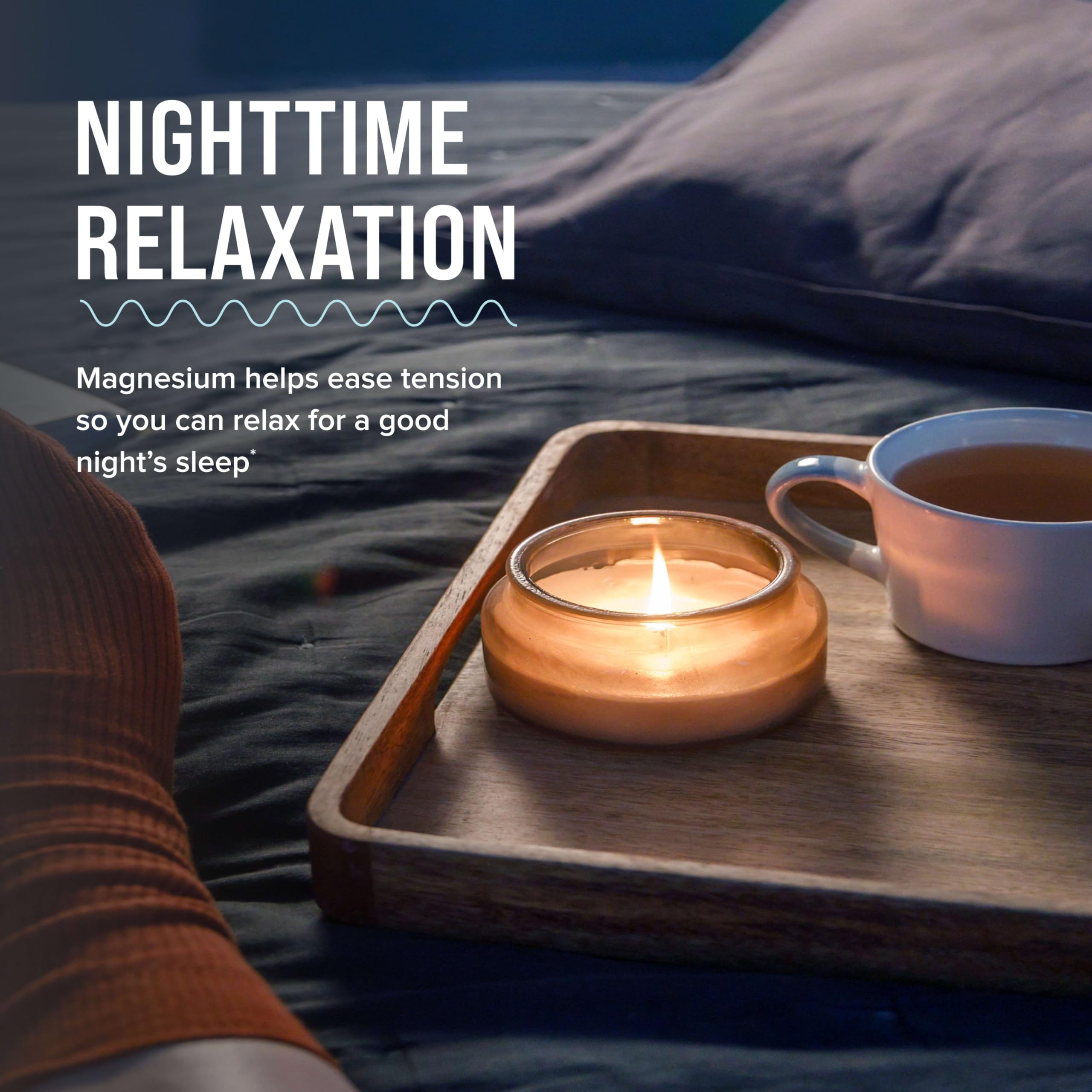 Back label showing supplement facts for Calm Gummies