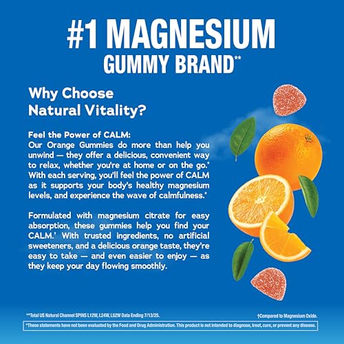 Pour shot shows easy daily use with Natural Vitality Calm gummies