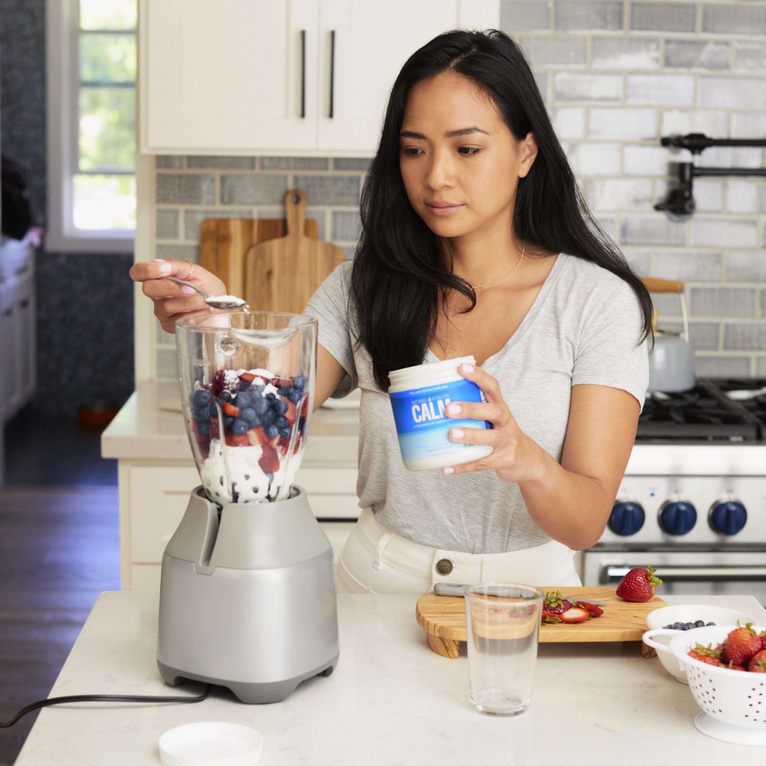 Non-GMO Project Verified badge on CALM packaging