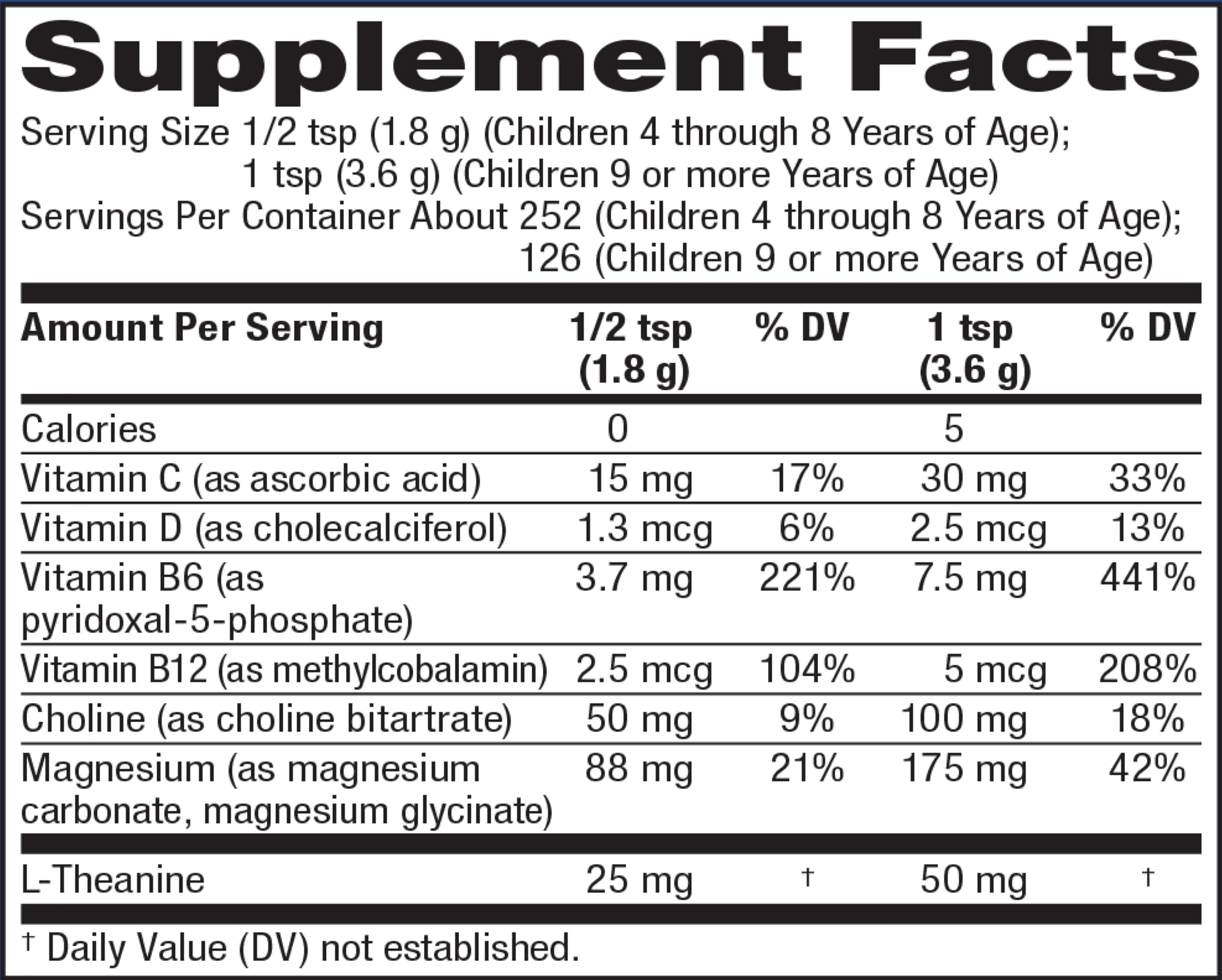 Vegan, gluten-free and Non-GMO icons for CALM Sleep Drink Mix