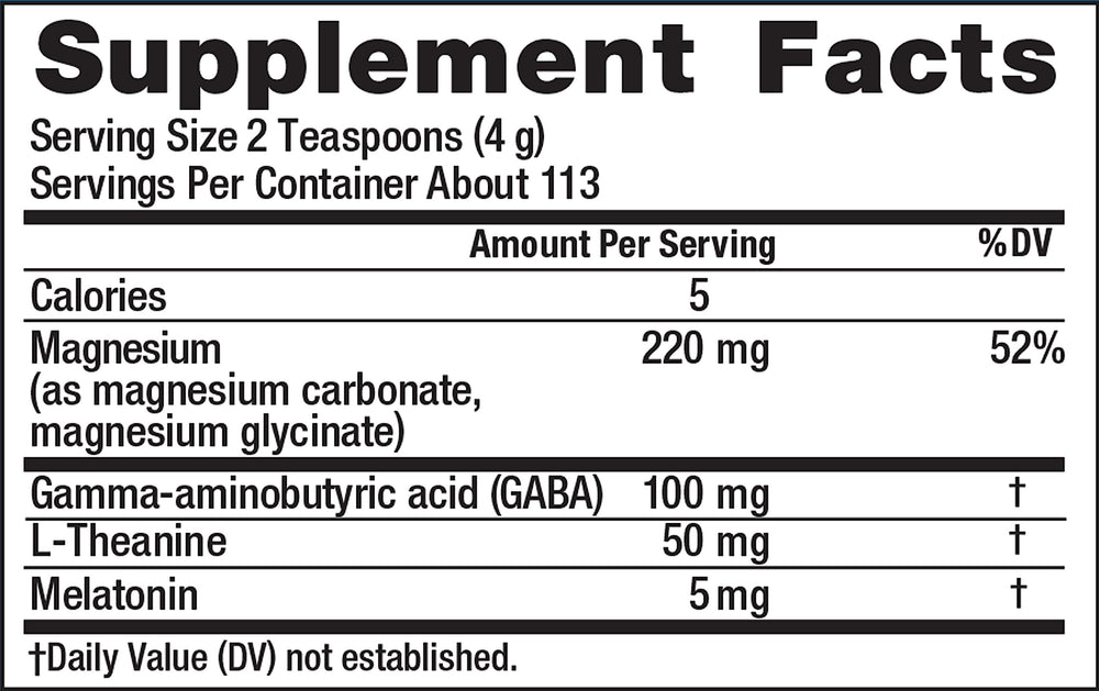 GABA and L-theanine icons for CALM Sleep