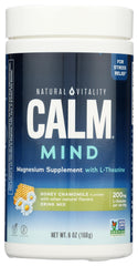 Natural Vitality Honey Chamomile Calm Mind 6 oz bottle front view