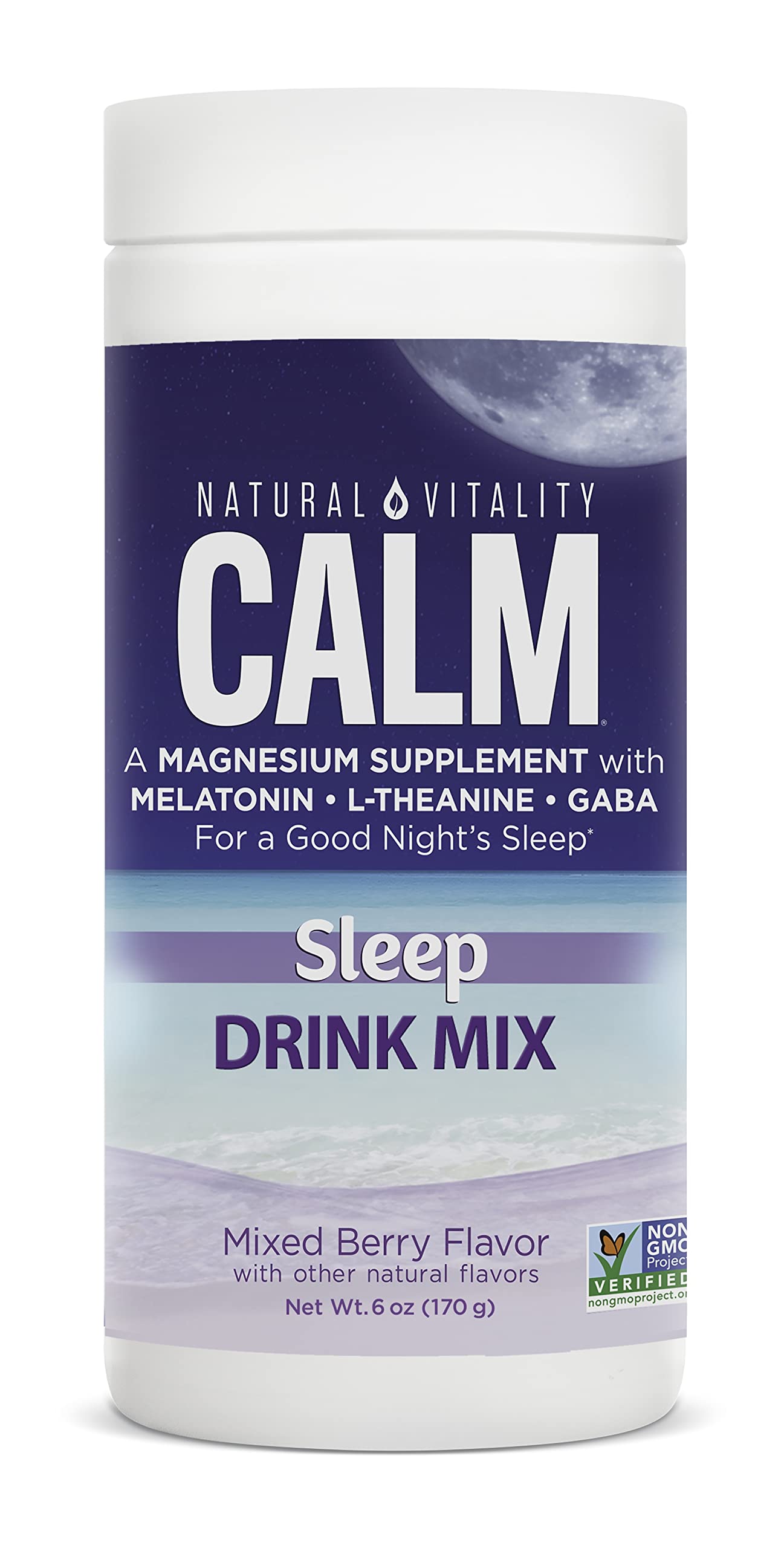 Natural Vitality Natural Calm Calmful Sleep Mixed Berry 6 oz bottle front