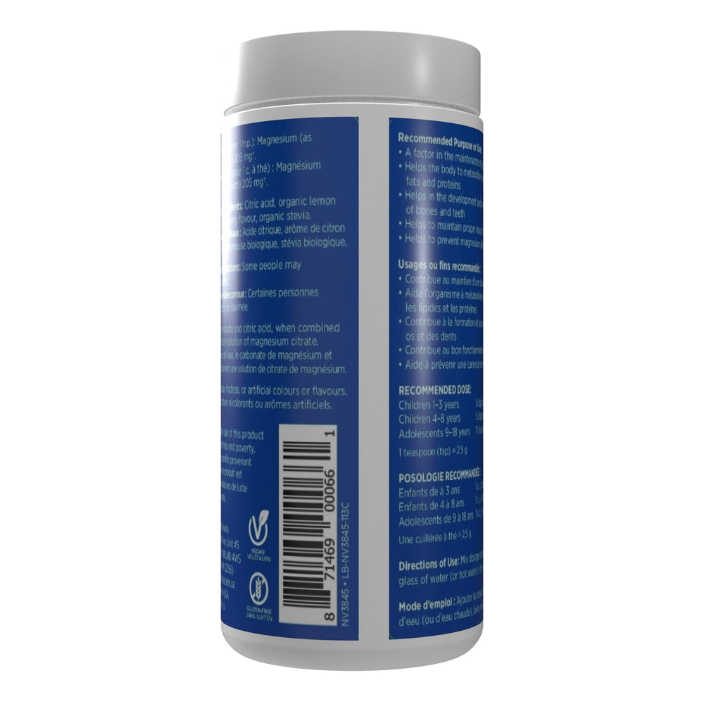 113 g jar of Natural Calm Kids Calm magnesium citrate