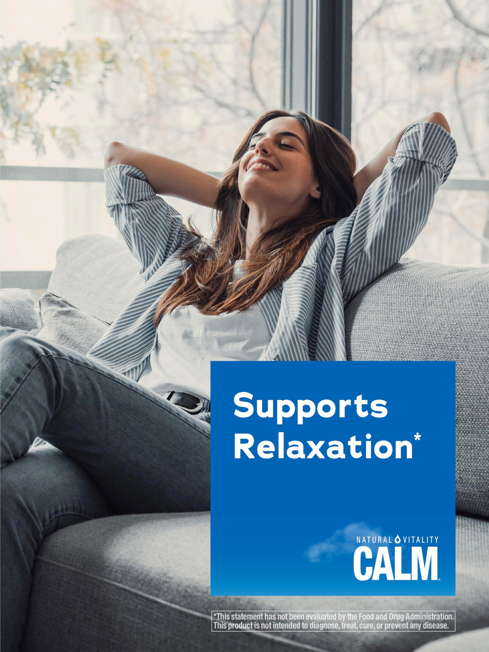 Lifestyle image of Raspberry Lemon Calm magnesium drink mix