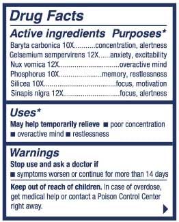Kid-friendly focus support supplement packaging