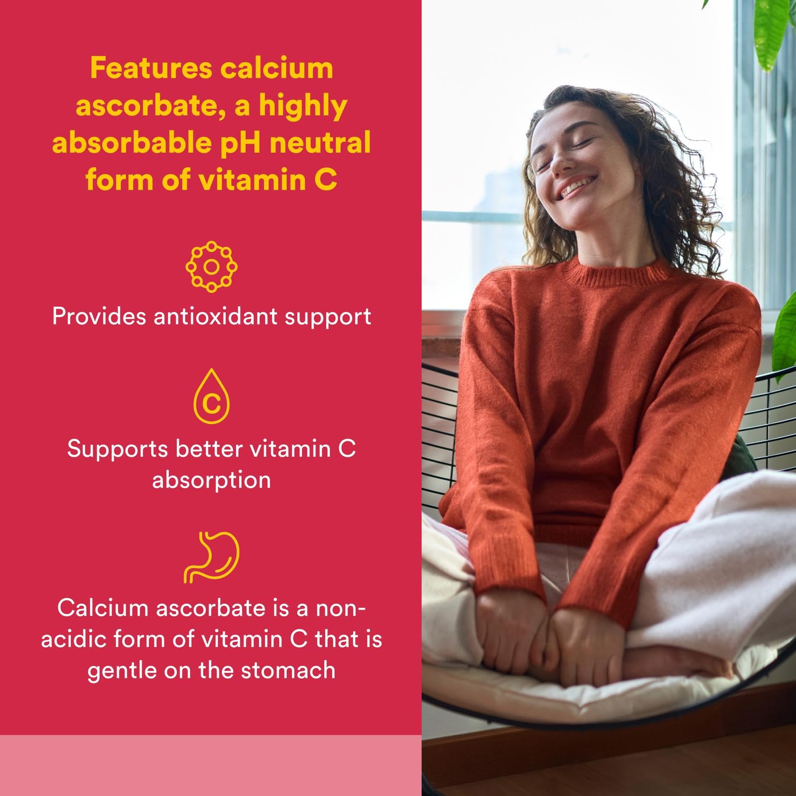 BioCgel Vitamin C soft gels spilling from bottle