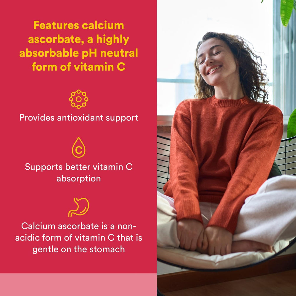 BioCgel Vitamin C soft gels spilling from bottle