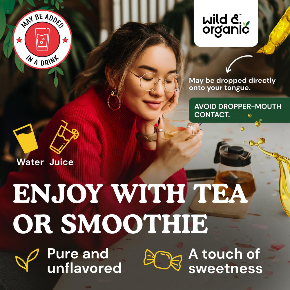 Naturally sweetened schisandra drops with no added sugar