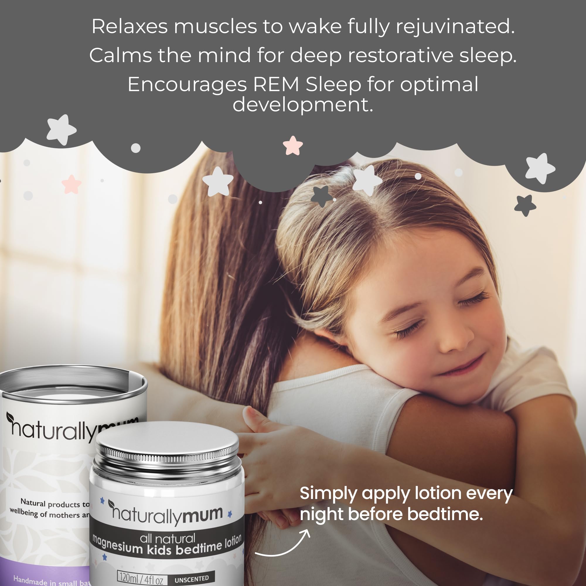 Ingredients: coconut oil used in NaturallyMum bedtime lotion