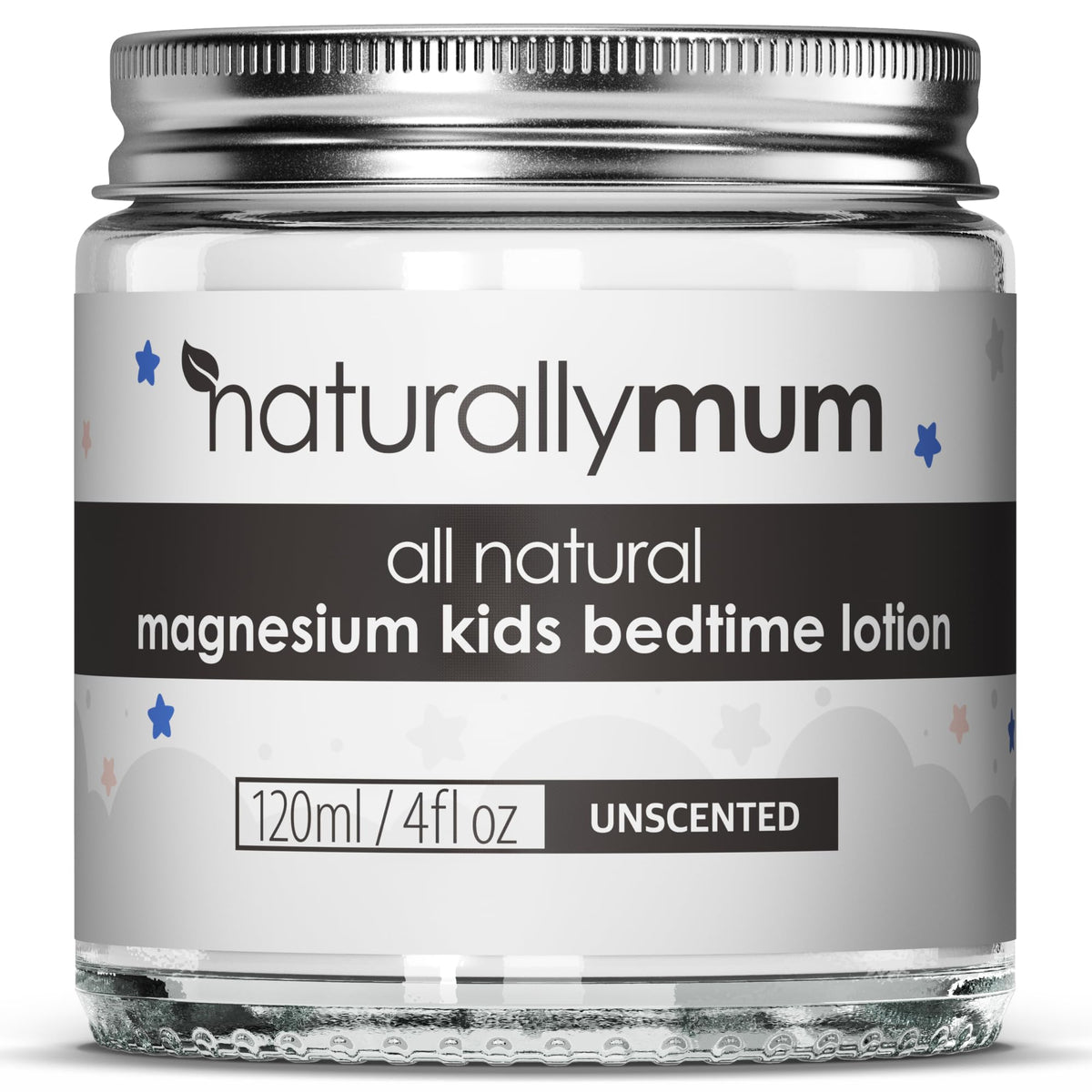 NaturallyMum Magnesium Bedtime Lotion bottle for kids and babies