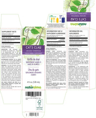 Side view of Naturalma Cat's Claw tincture bottle