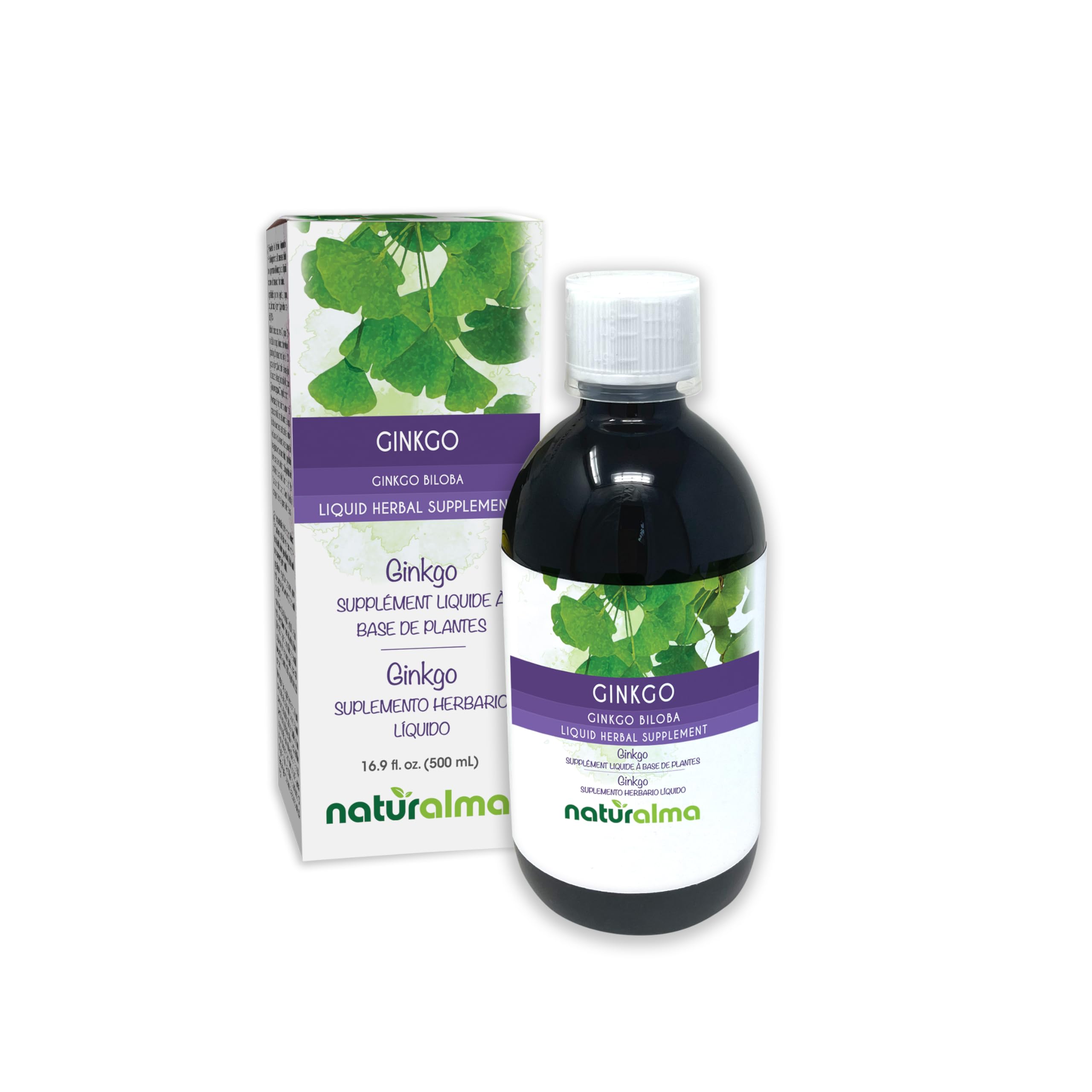 Naturalma Ginkgo Biloba tincture bottle front