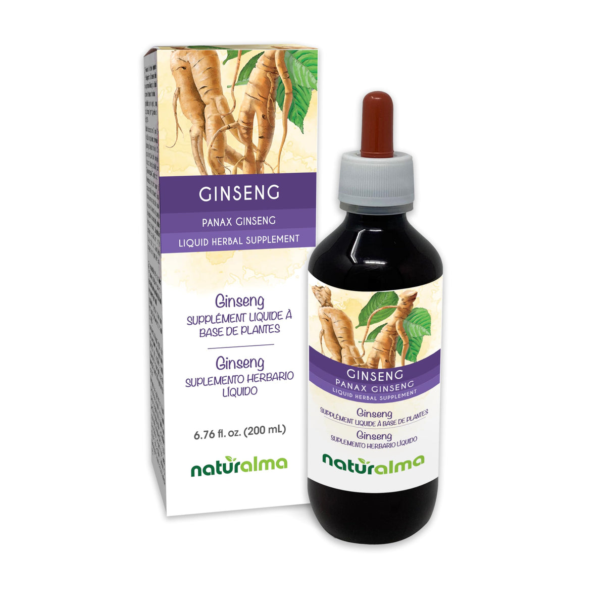 Naturalma Ginseng tincture bottle 1:5 concentrate