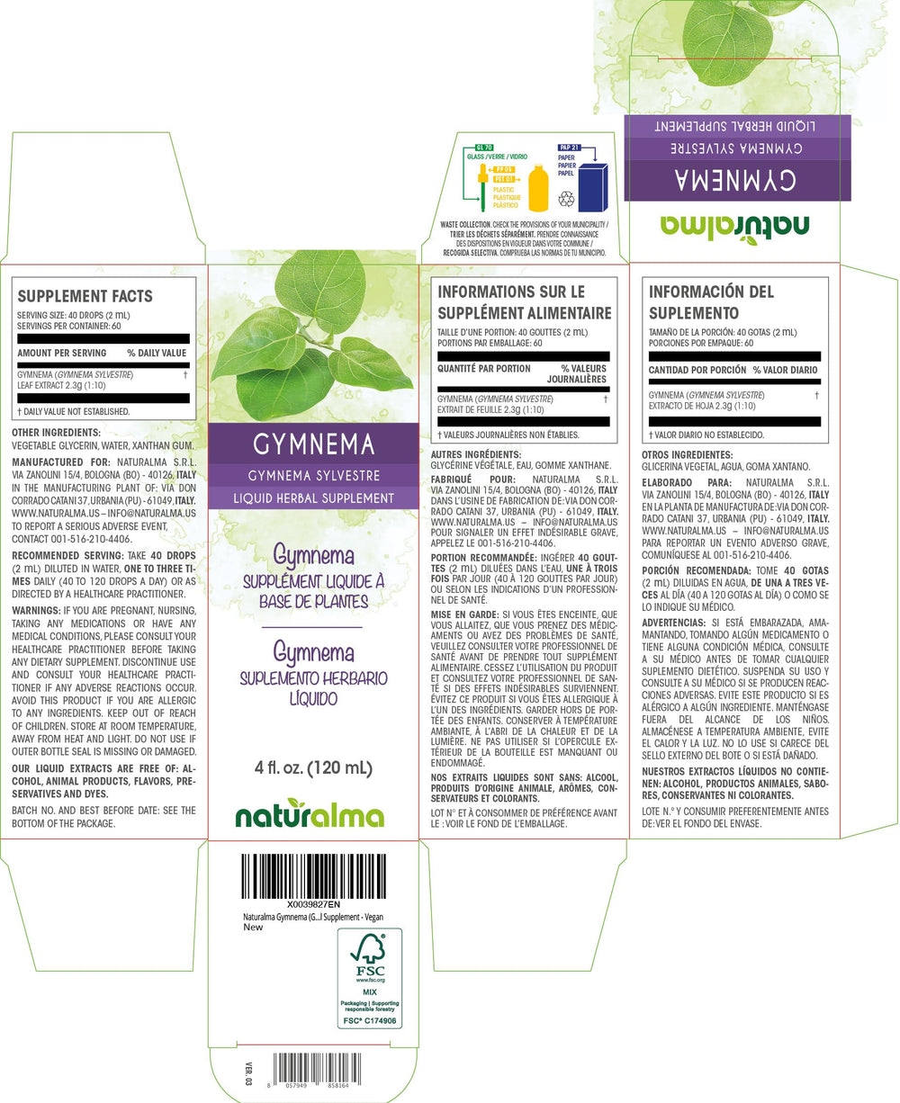 Close-up of dropper releasing Gymnema tincture