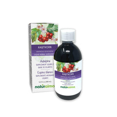 Naturalma Hawthorn tincture bottle showing Hawthorn leaf and flower (500ml)