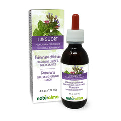 Naturalma Lungwort liquid extract bottle with dropper, 4 fl oz