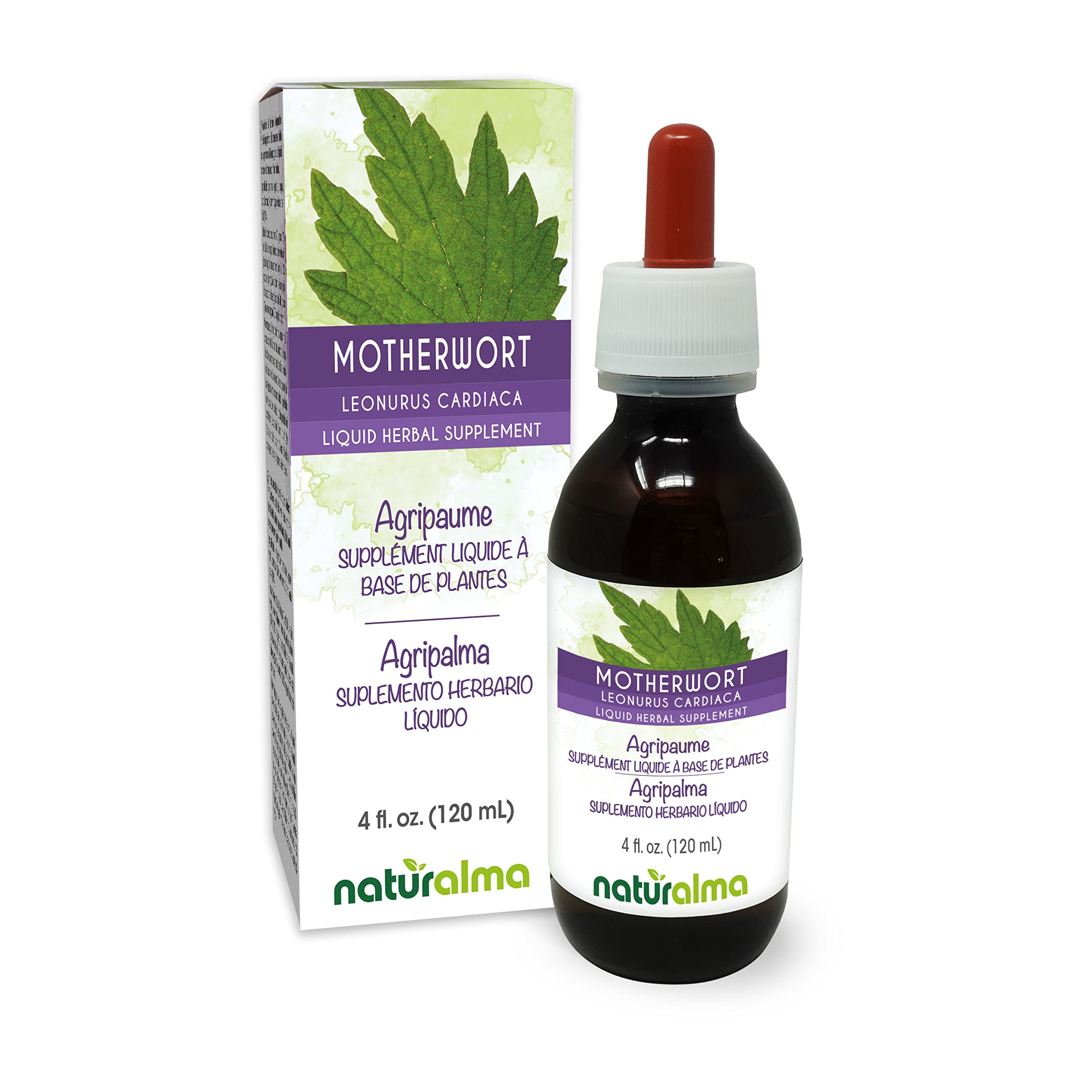 Naturalma Motherwort tincture bottle 1:10 4oz