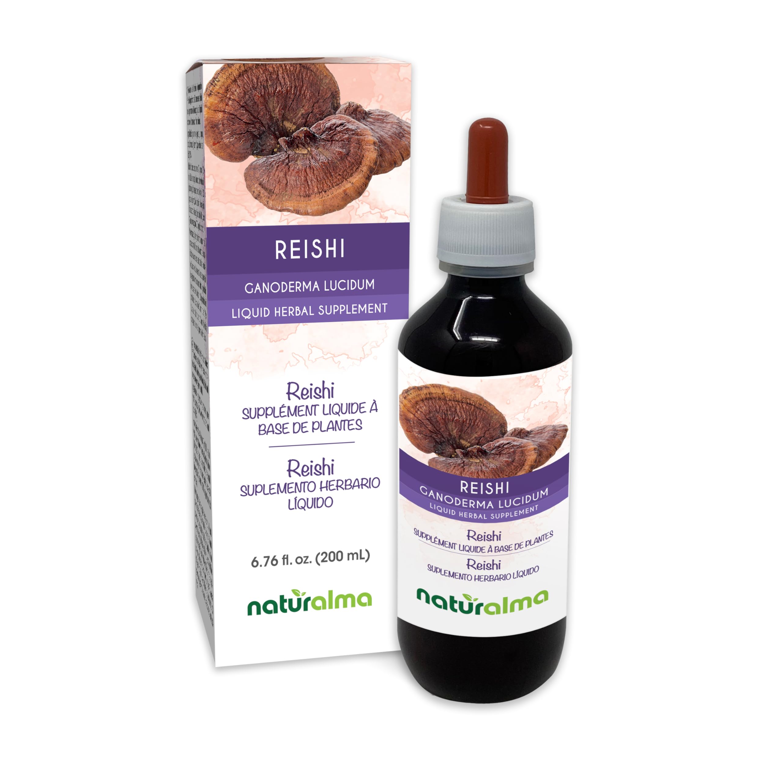 Naturalma Reishi tincture bottle 6.76 fl oz