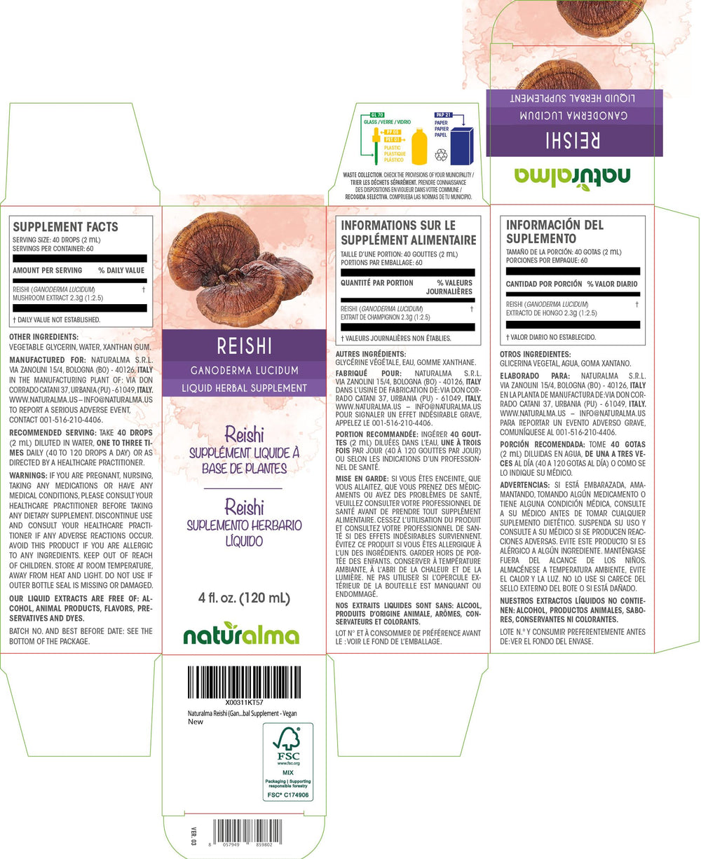 Dropper bottle with Reishi tincture