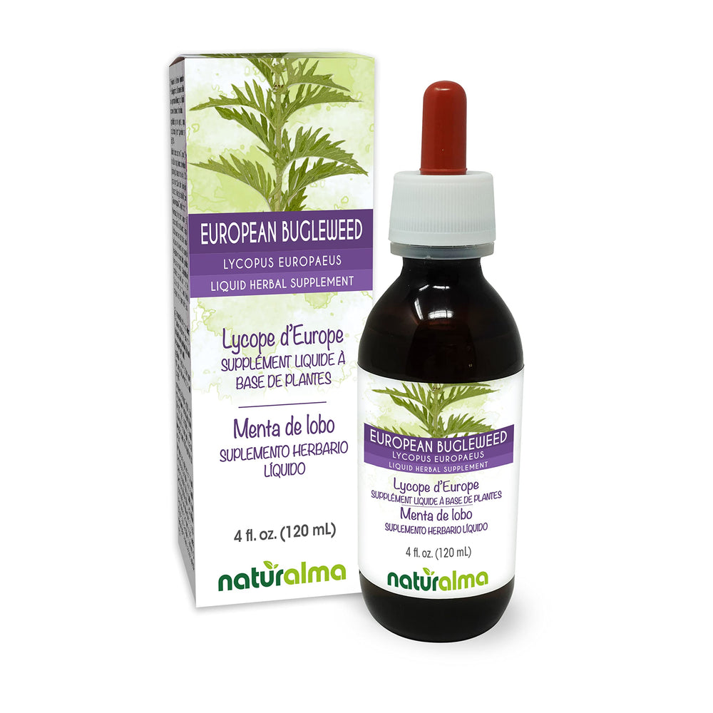 Naturalma European bugleweed tincture bottle with dropper (4 oz)