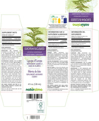 Dropper releasing European bugleweed tincture liquid