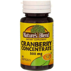 Hero image: Nature's Blend Cranberry Concentrate 500 mg 60 Sgels