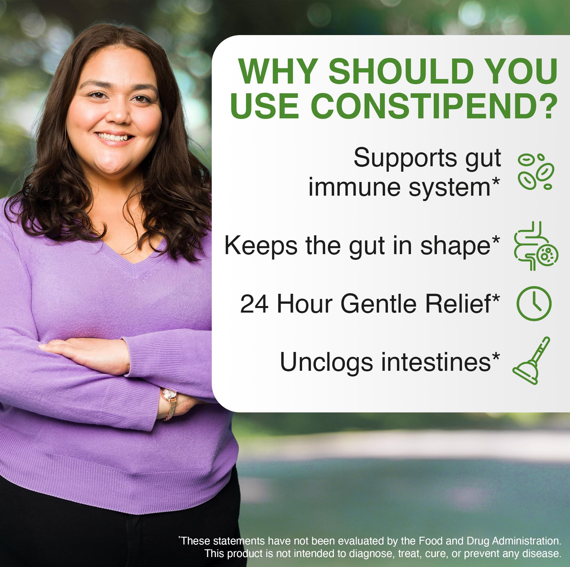 Supplement facts label showing 120 vegetarian capsules per bottle