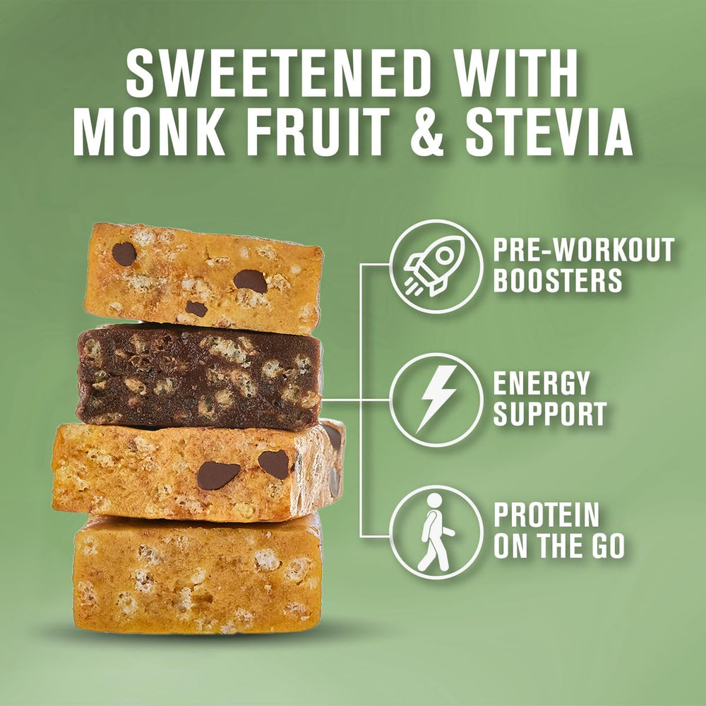 NaturalSlim monkfruit stevia sweetener symbol showing naturally sweetened snack.