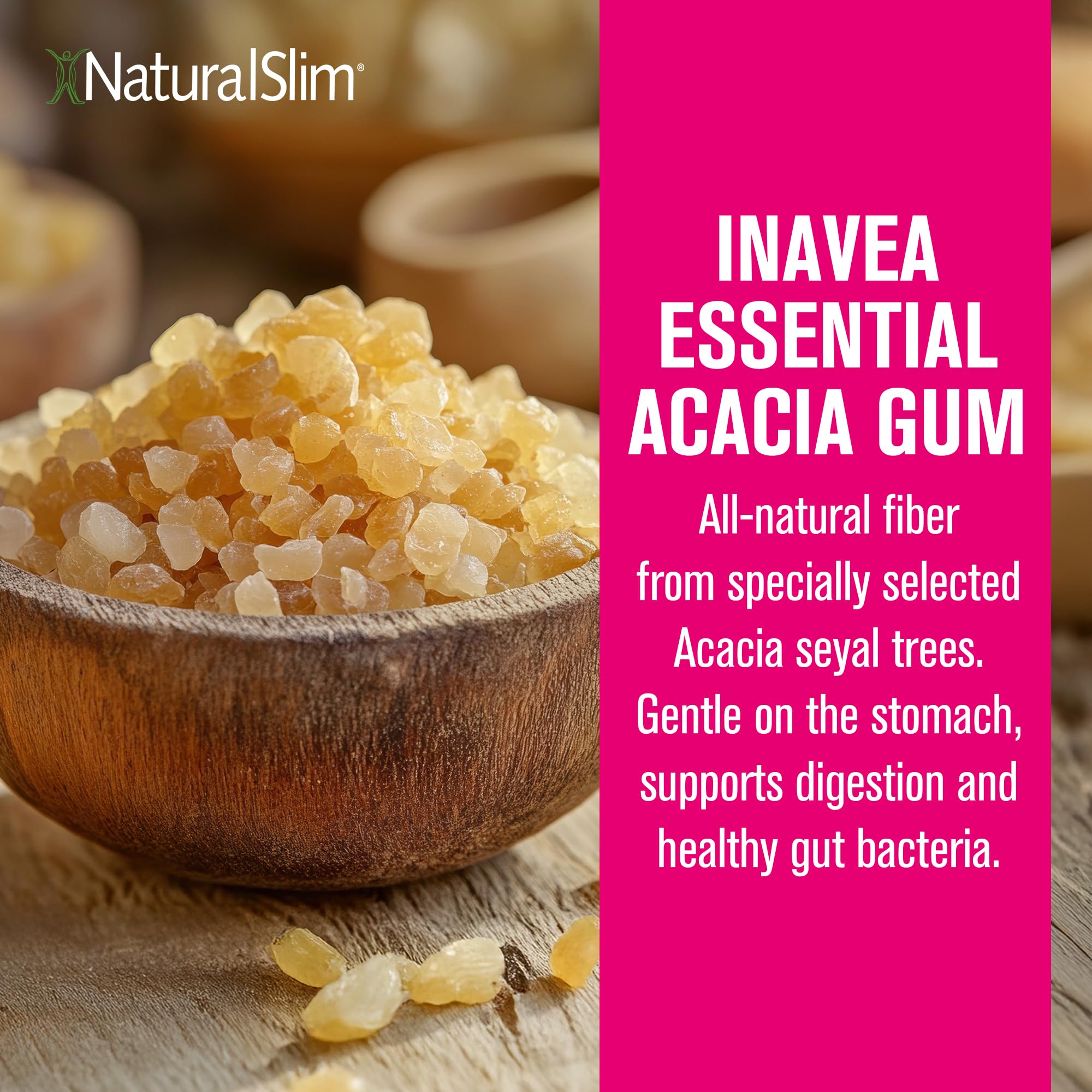 NaturalSlim vegan sugar-free formula for clean hydration.