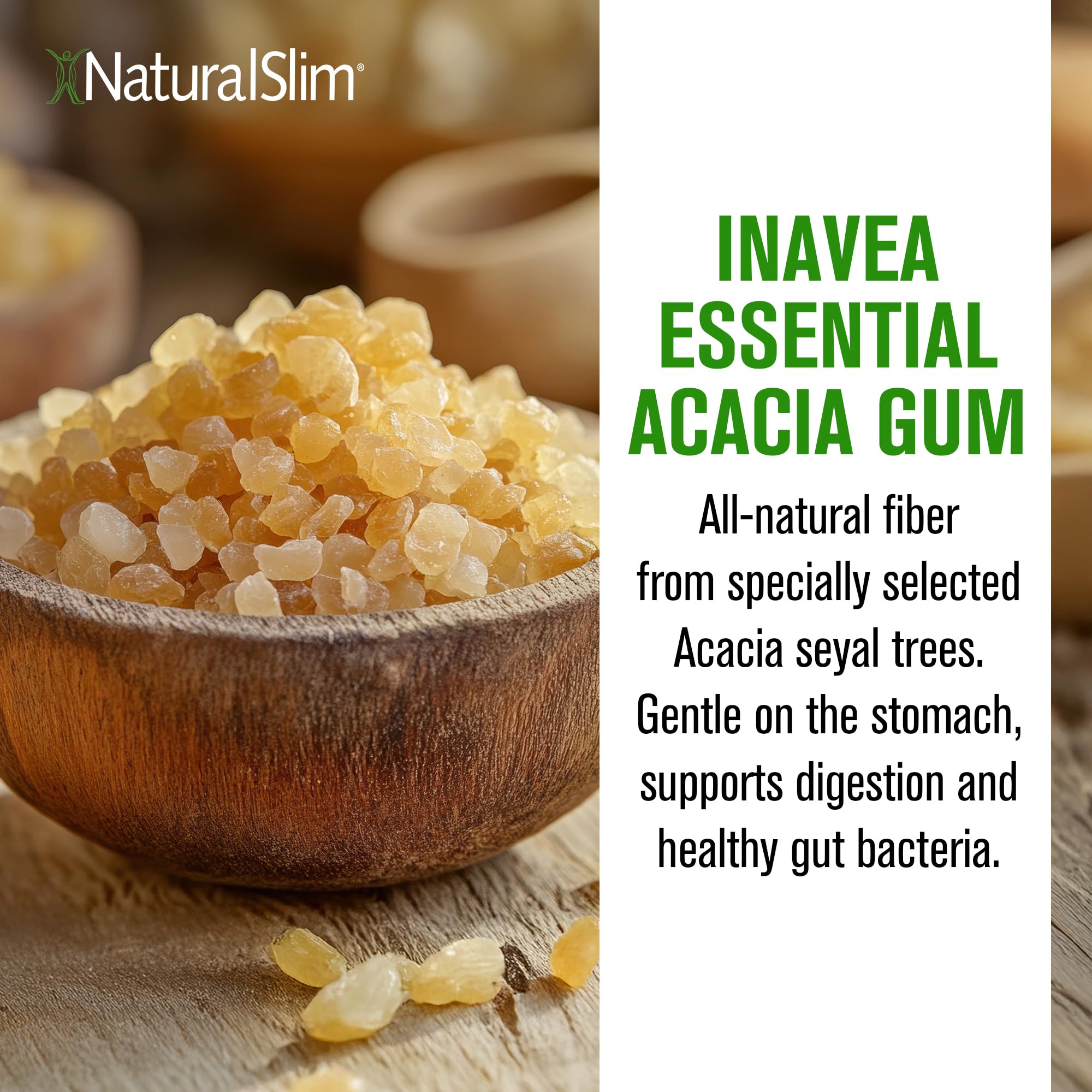 NaturalSlim vegan-sugarfree formula image promoting clean energy without artificial colors.