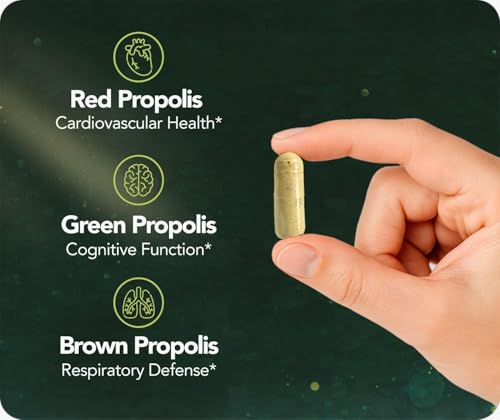 Bottle of NaturaNectar Propolis Ultimate showing 60 capsules