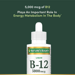 Berry-flavored Vitamin B12 Sublingual Liquid dose under tongue